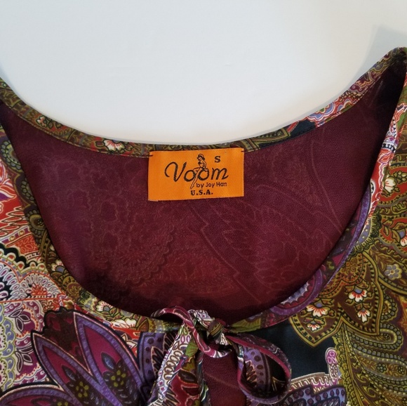 Voom Paisley Boho Hippy Dress - Picture 4 of 7